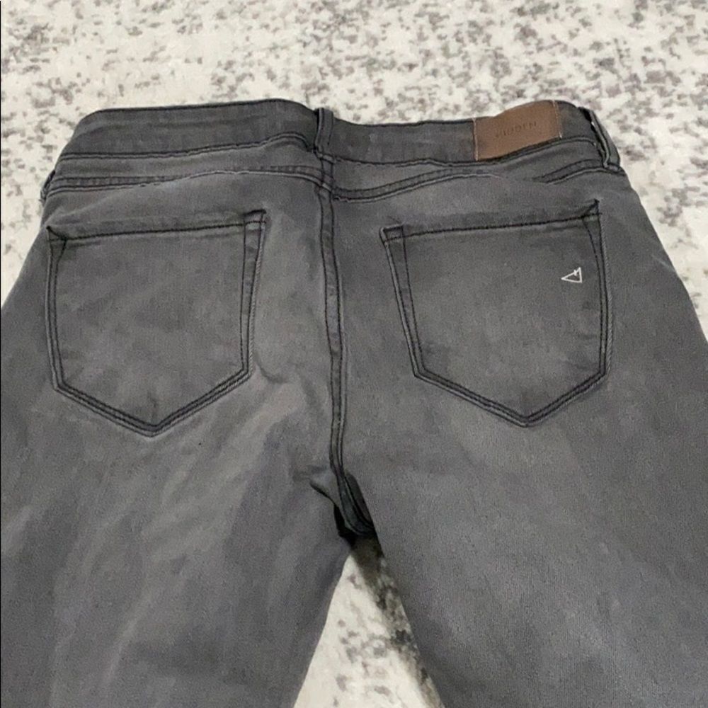 HIDDEN Grey Wash Skinny distressed Raw HEM JEANS size 27 - Picture 8 of 12